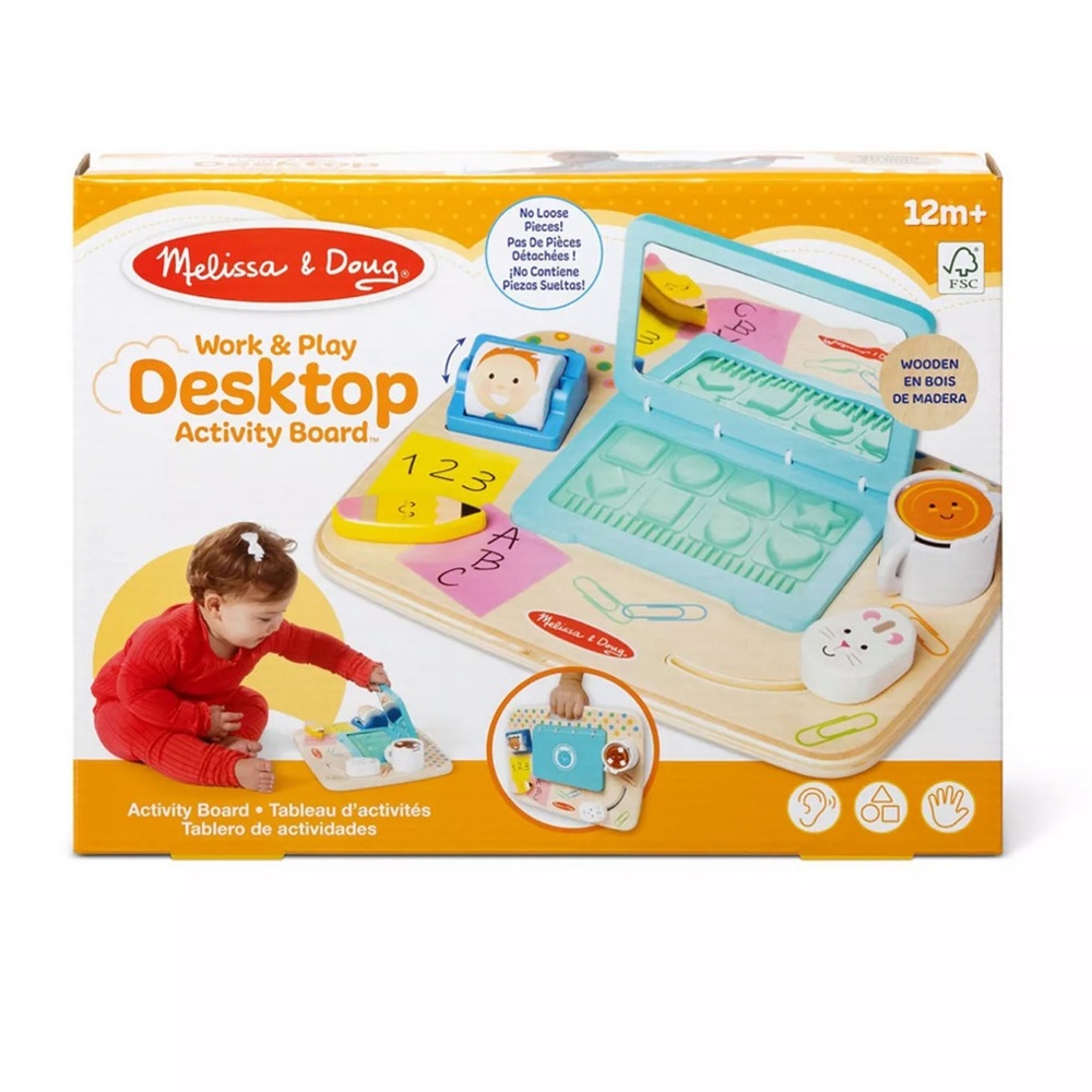 Melissa & Doug - Work & Play Desktop Activity Board